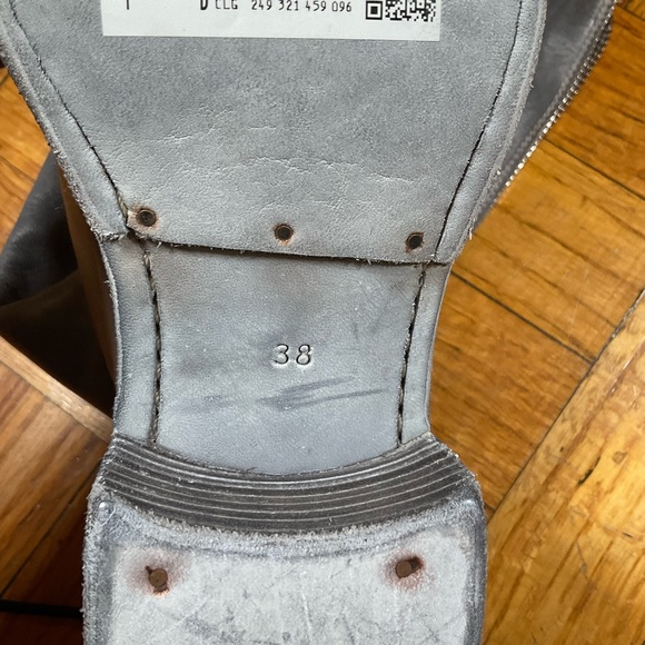 GUIDI 788Z Back Zip Mid Boots Grey - Picture 9 of 9